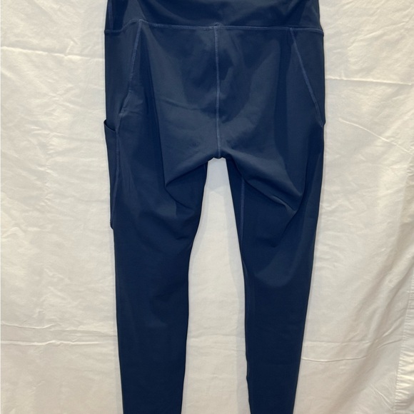 Blue/Teal Leggings with Pockets - Picture 2 of 3